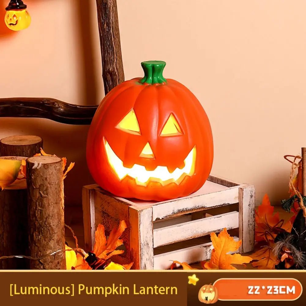 Pumpkins Lamp Halloween Decoration For Home Yard Garden Outdoor Decor Hallowen Horror House Skull Party Props Glow in The Dark - TRENSET