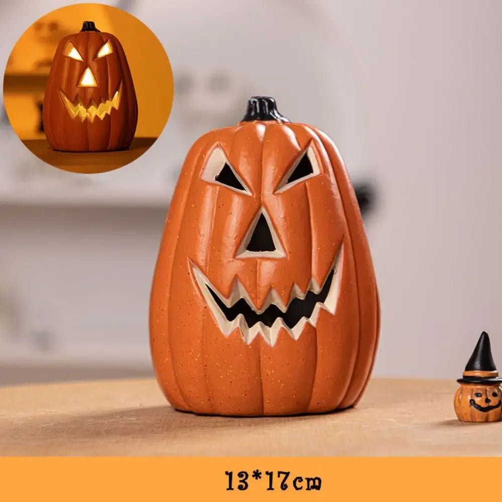 Pumpkins Lamp Halloween Decoration For Home Yard Garden Outdoor Decor Hallowen Horror House Skull Party Props Glow in The Dark - TRENSET