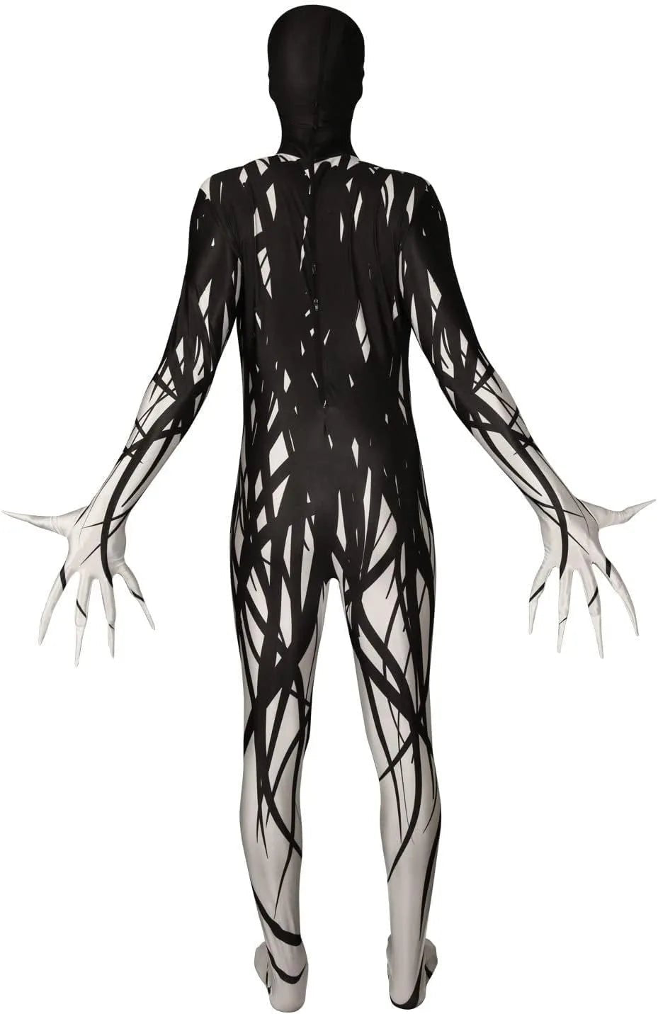 Shadow Demon Costume Adult,Halloween Phantom Zalgo Costume Adults, Skinwalker Costume Scary Morph Suits Adults, Zalgo Skin Suit - TRENSET
