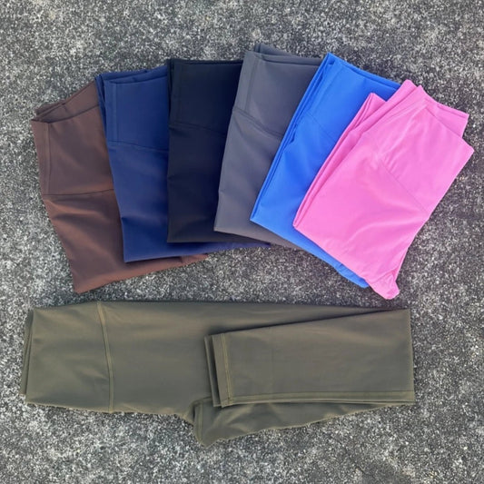 Solid Color High - quality High Waist Yoga Legging Women Sport Pants Butter Athletic Gym Comprehensive Training Jog 100% squatting - TRENSET