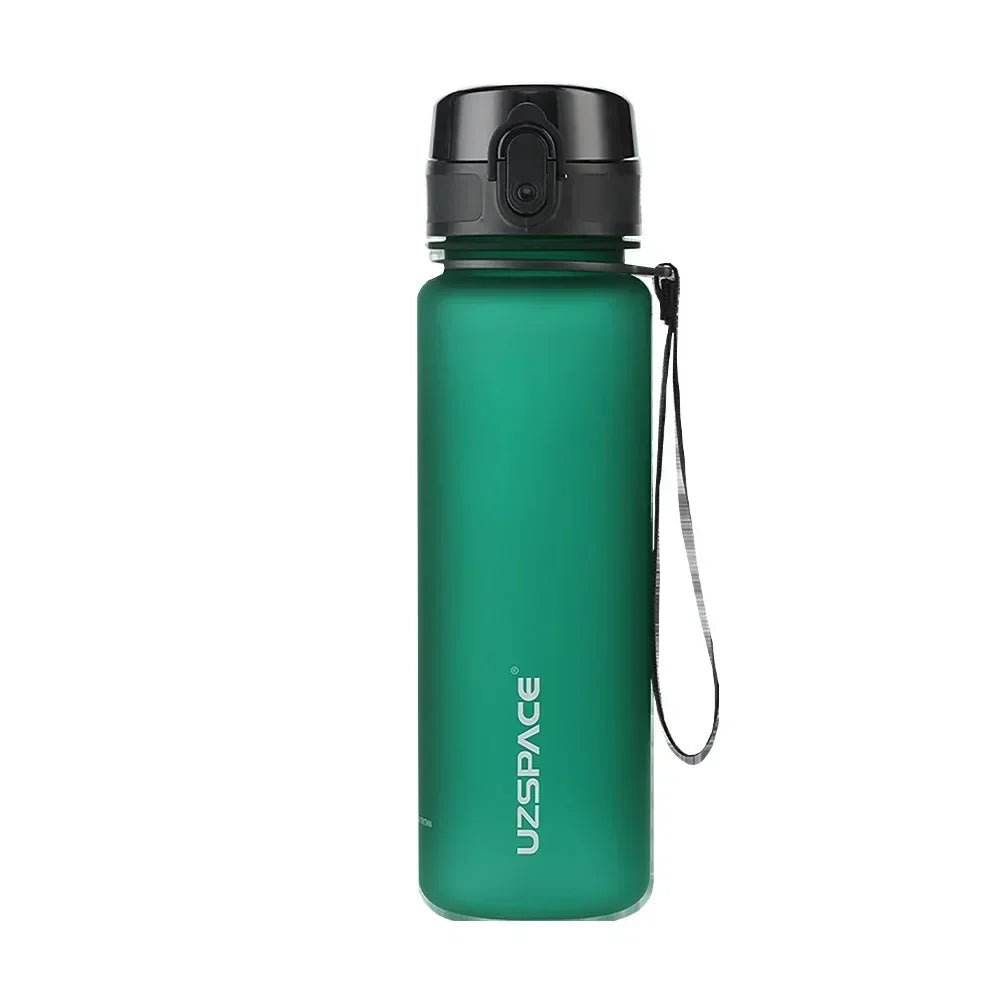 Sports Water Bottle Shaker Outdoor Travel Portable Leakproof Plastic Drink Bottle - TRENSET