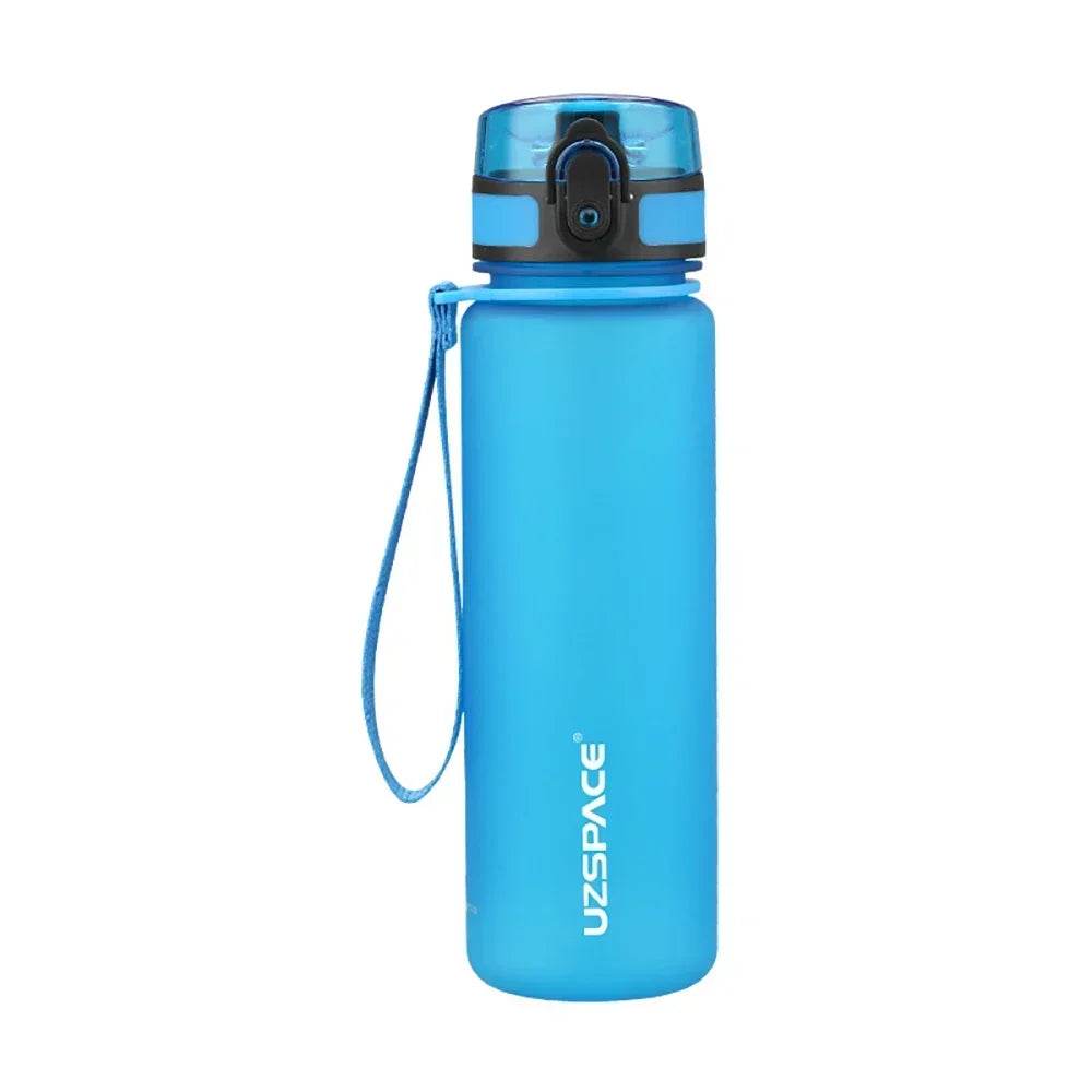 Sports Water Bottle Shaker Outdoor Travel Portable Leakproof Plastic Drink Bottle - TRENSET