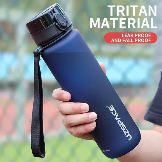 Sports Water Bottle Shaker Outdoor Travel Portable Leakproof Plastic Drink Bottle - TRENSET