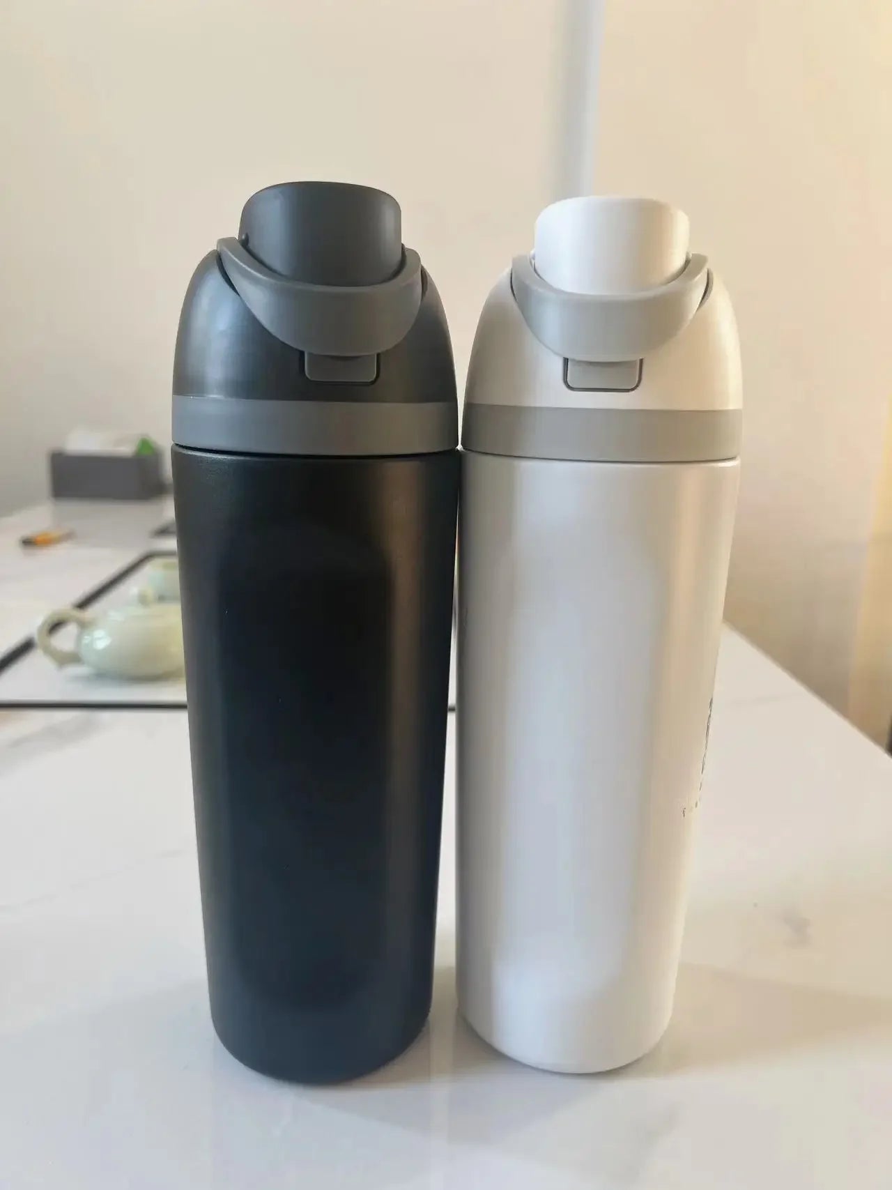 Thermal Water Bottle 600ML Portable Cold/Heat Stainless Steel Double Wall Vacuum Sports Cup Insulated Coffee Cup BPA - Free owala - TRENSET