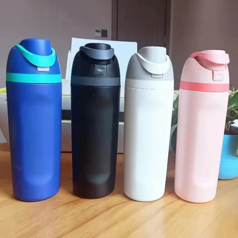 Thermal Water Bottle 600ML Portable Cold/Heat Stainless Steel Double Wall Vacuum Sports Cup Insulated Coffee Cup BPA - Free owala - TRENSET