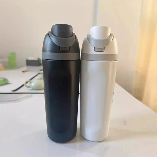 Thermal Water Bottle 600ML Portable Cold/Heat Stainless Steel Double Wall Vacuum Sports Cup Insulated Coffee Cup BPA - Free owala - TRENSET