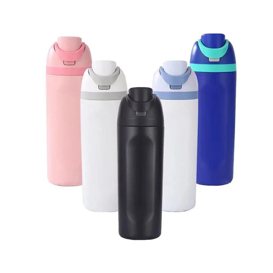 Thermal Water Bottle 600ML Portable Cold/Heat Stainless Steel Double Wall Vacuum Sports Cup Insulated Coffee Cup BPA - Free owala - TRENSET