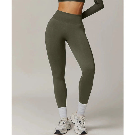 Women's High Waist Yoga Leggings Seamless High Stretchy Butt Lifting Breathable Sports Pants for Women Gym Leggings - TRENSET