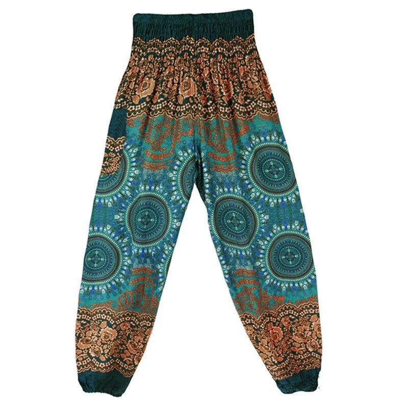 Yoga Pants Women Hippie Harem Printed Leggings Boho High Waisted Pantalone De Mujer Cintura Alta Calca Feminina Beach - TRENSET