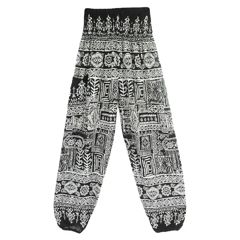 Yoga Pants Women Hippie Harem Printed Leggings Boho High Waisted Pantalone De Mujer Cintura Alta Calca Feminina Beach - TRENSET